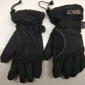 KOMBI Black Waterguard WINTER GLOVES Ski Snowboard